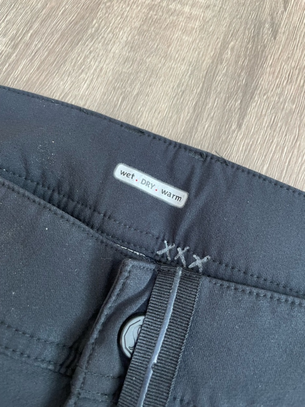 LULULEMON Vintage Men's Black THICK Classic Hiking Pants - Picture 6 of 10